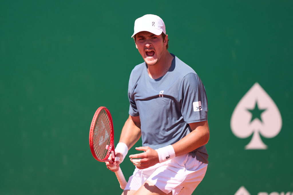 Joao Fonseca pictured at the 2026 Monte Carlo Masters