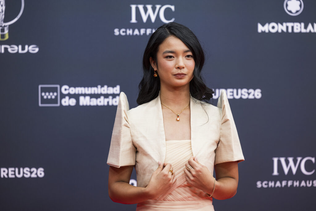 Alexandra Eala attends the Laureus World Sports Awards 2026 at Cibeles Palace on April 20, 2026 in Madrid, Spain.