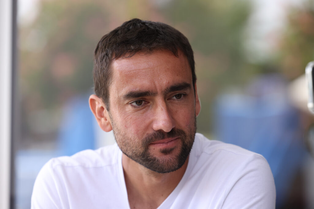 Marin Cilic pictured at the 2026 Madrid Open