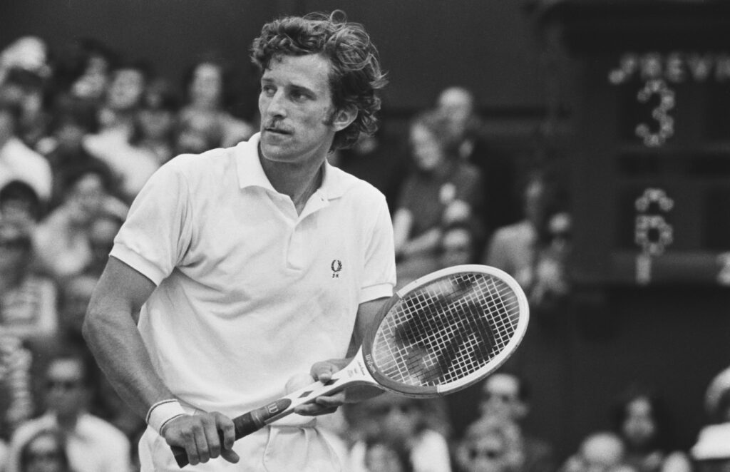 Jan Kodes pictured at Wimbledon in 1972