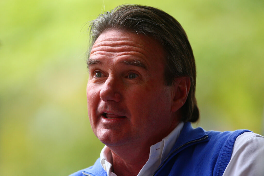 Jimmy Connors pictured during the 2012 US Open