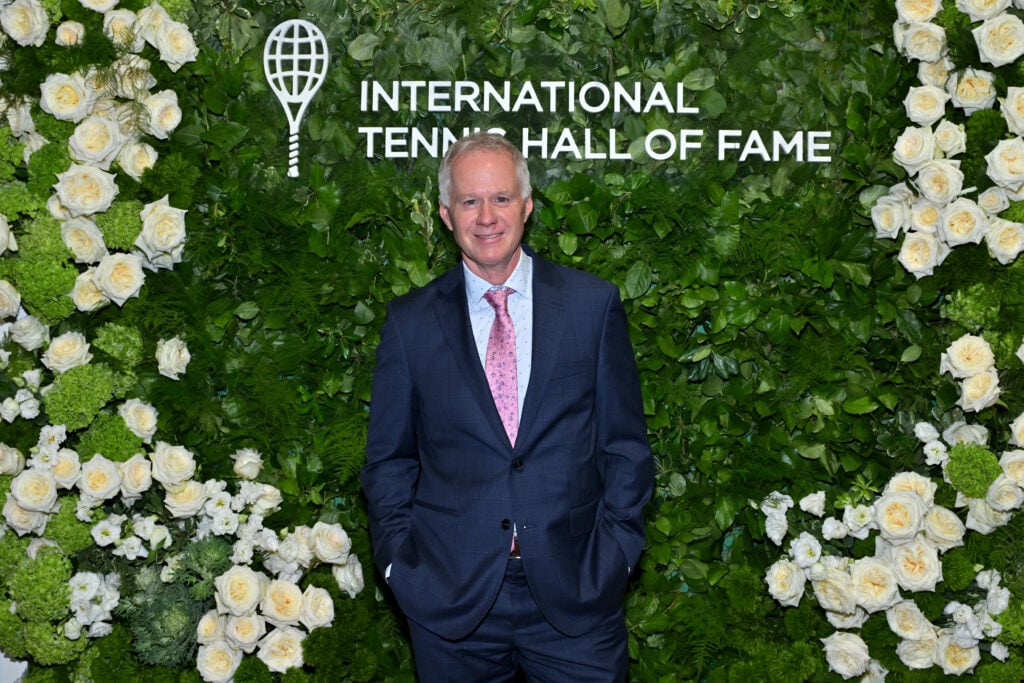 Patrick McEnroe attends the Legends Ball benefitting the International Tennis Hall of Fame at The Ziegfeld Ballroom on September 06, 2025 in New York City.