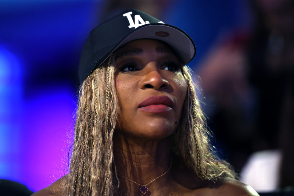 Serena Williams pictured at the TGL Finals