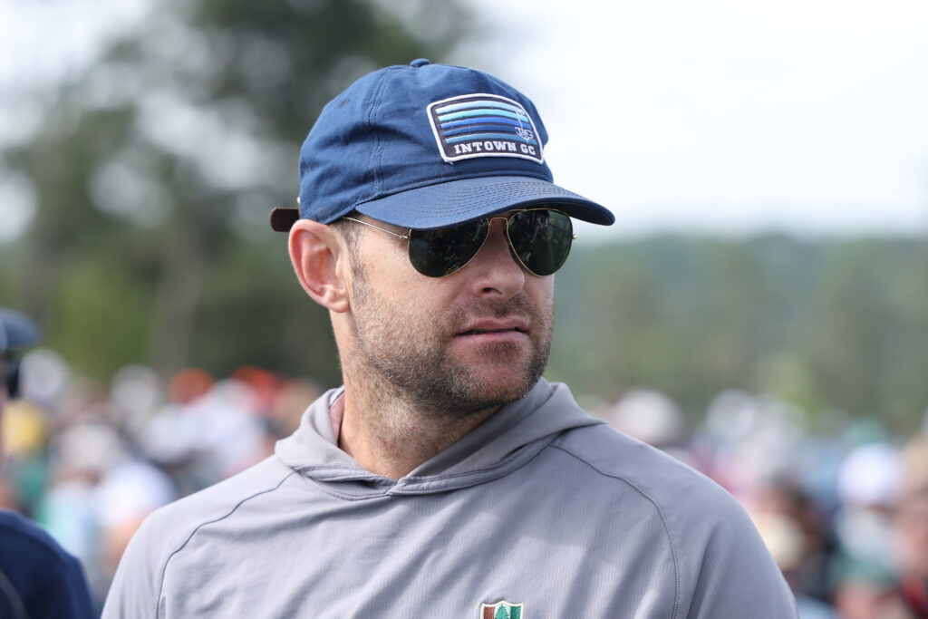 Andy Roddick pictured at the 2026 Masters