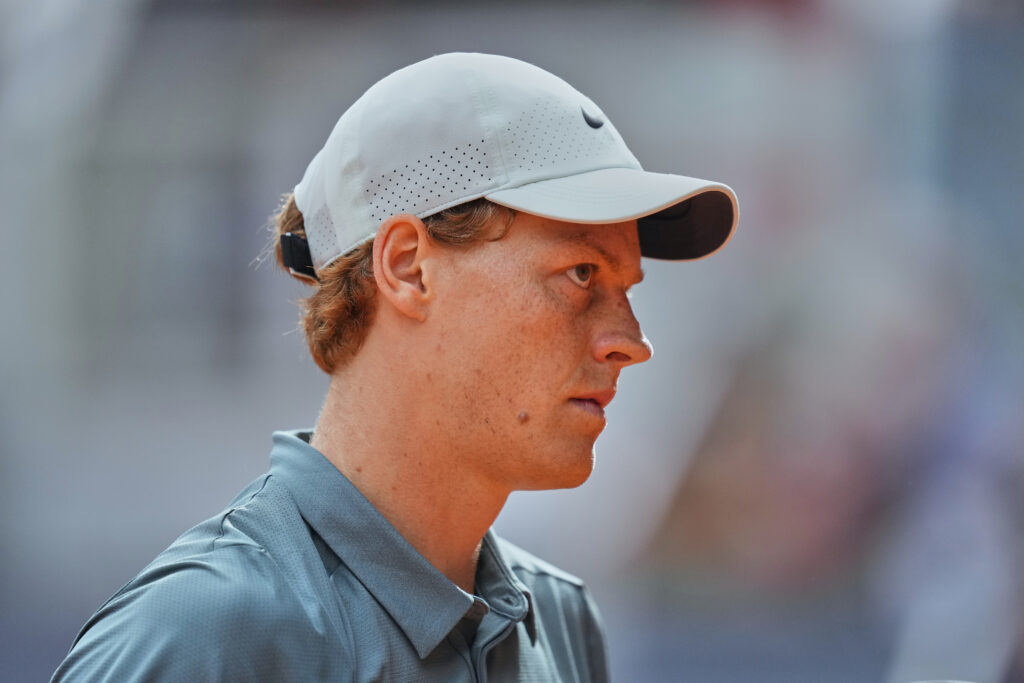 Jannik Sinner pictured during the 2026 Madrid Open final