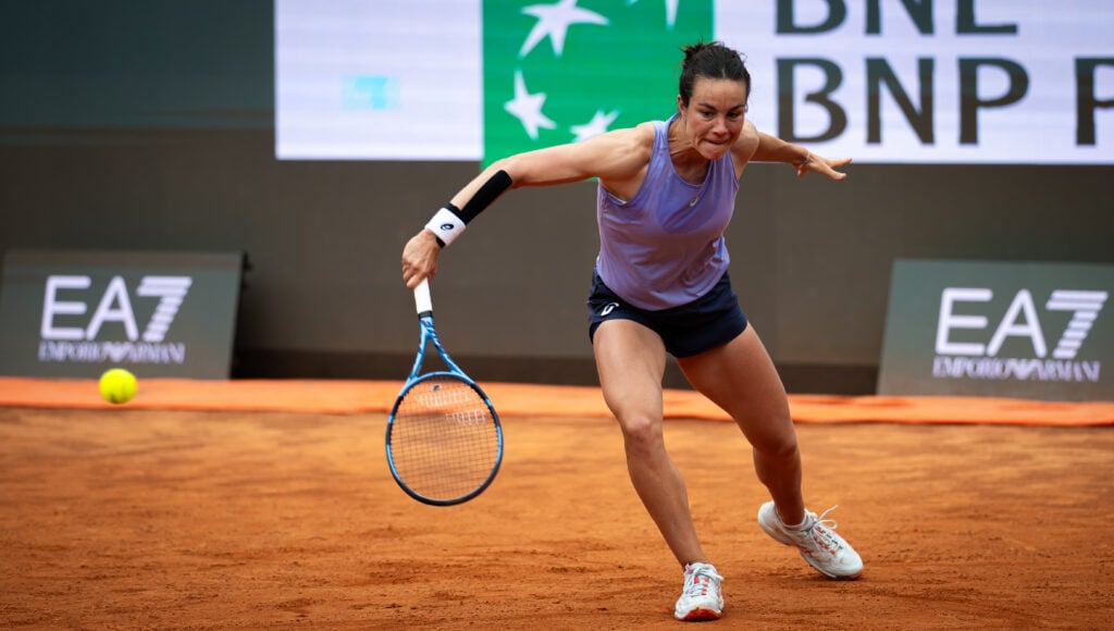 Lois Boisson of France during practice ahead of the Internazionali BNL D'Italia at Foro Italico on May 04, 2026 in Rome, Italy