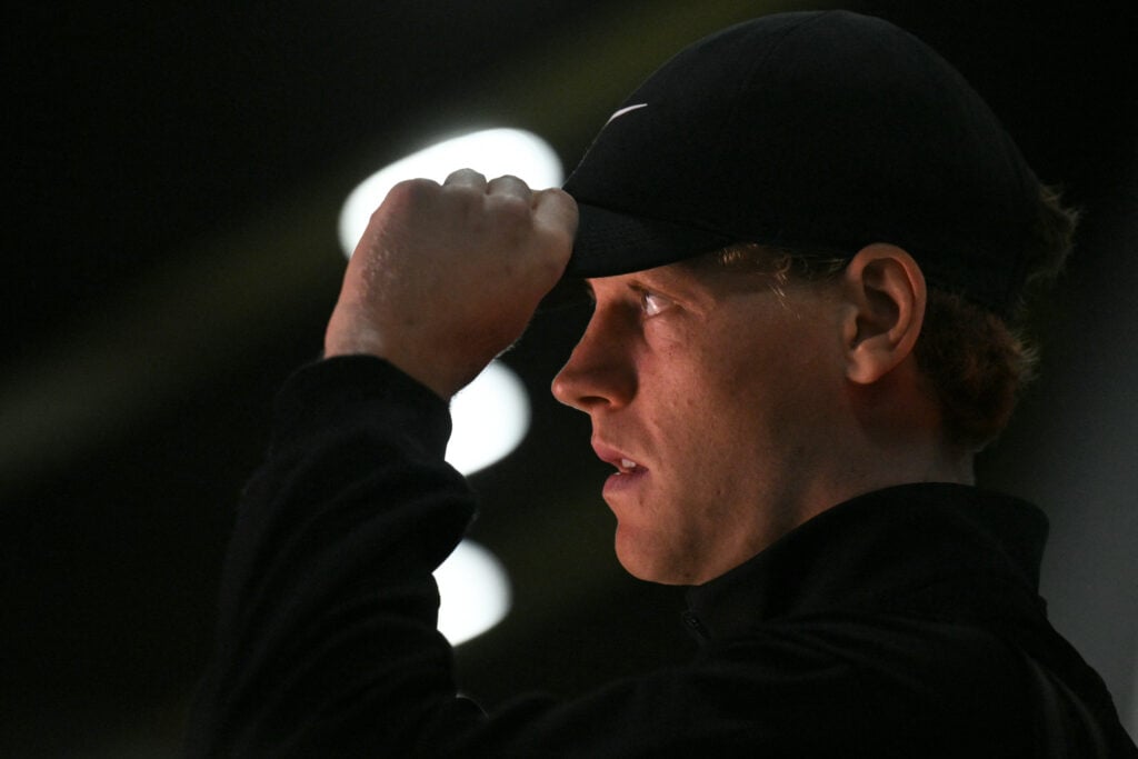 Jannik Sinner pictured during the 2026 Italian Open