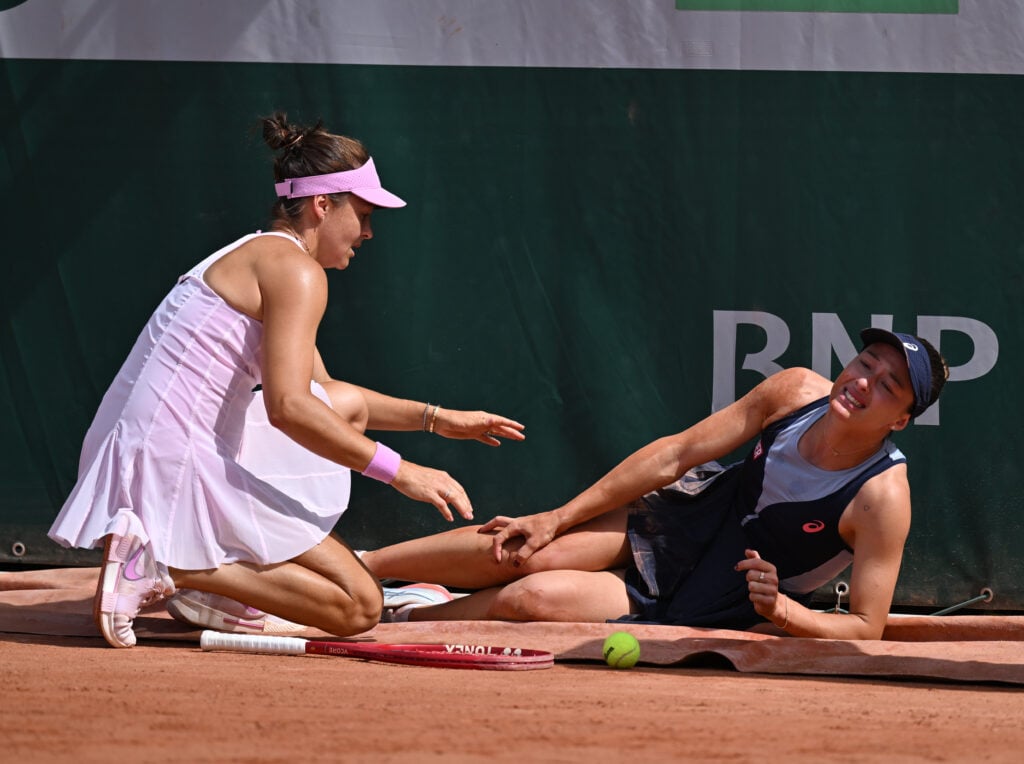 Zeynep Sonmez injured