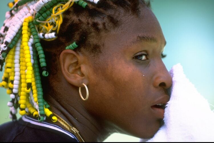 14 Jan 1998:  Portrait of Serena Williams of the USA during the Adidas International at White City in Sydney, Australia.  Mandatory Credit: Clive  ...