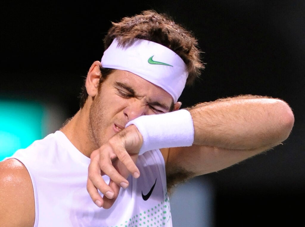Juan Martin del Potro pictured during the 2009 Japan Open.