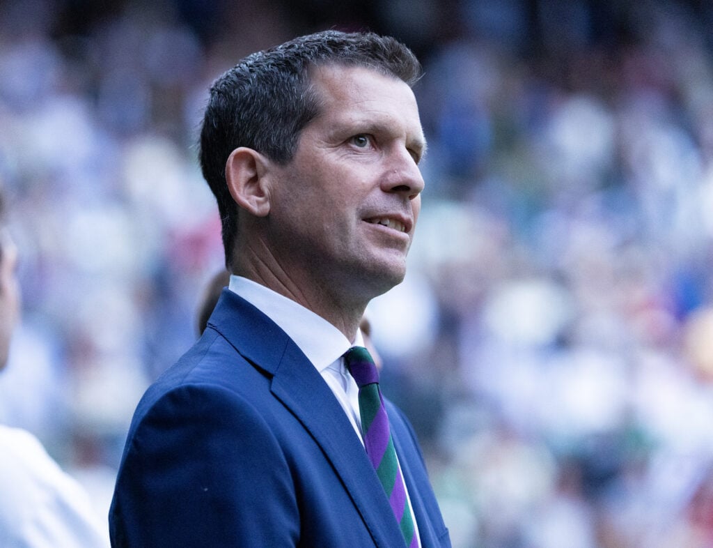 Tim Henman pictured at Wimbledon in 2024.