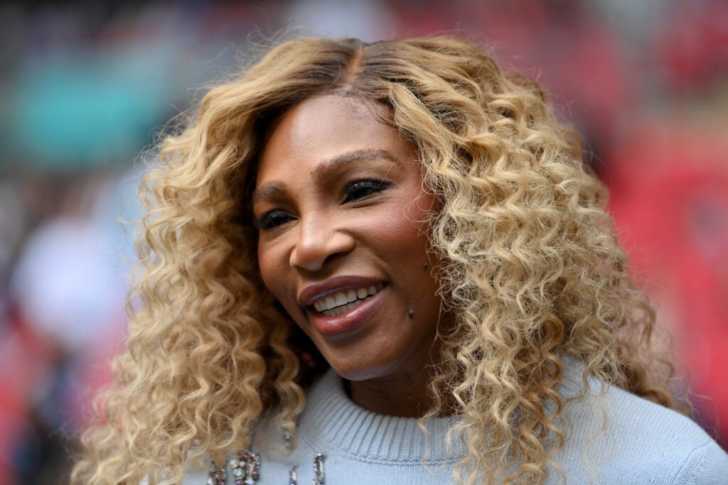 Serena Williams pictured at the 2025 Women's FA Cup final