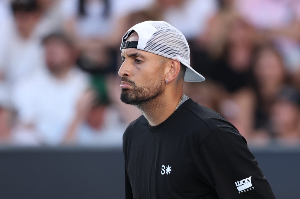 Nick Kyrgios pictured at the 2026 Australian Open.