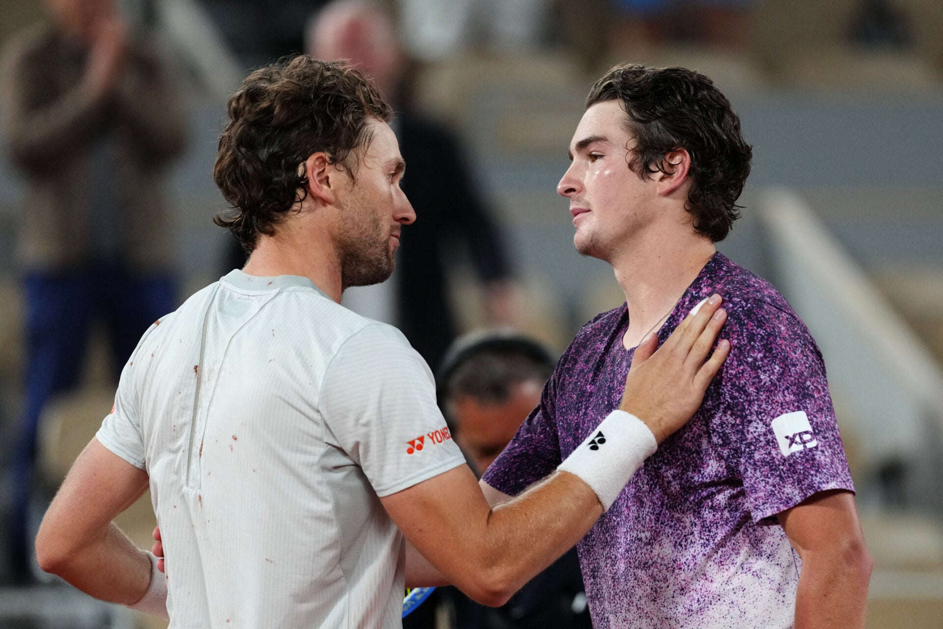 Joao Fonseca and Casper Ruud exchange messages on social media after their match at Roland Garros