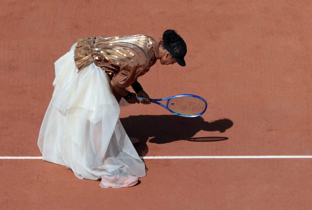 Naomi Osaka pictured at the 2026 French Open.
