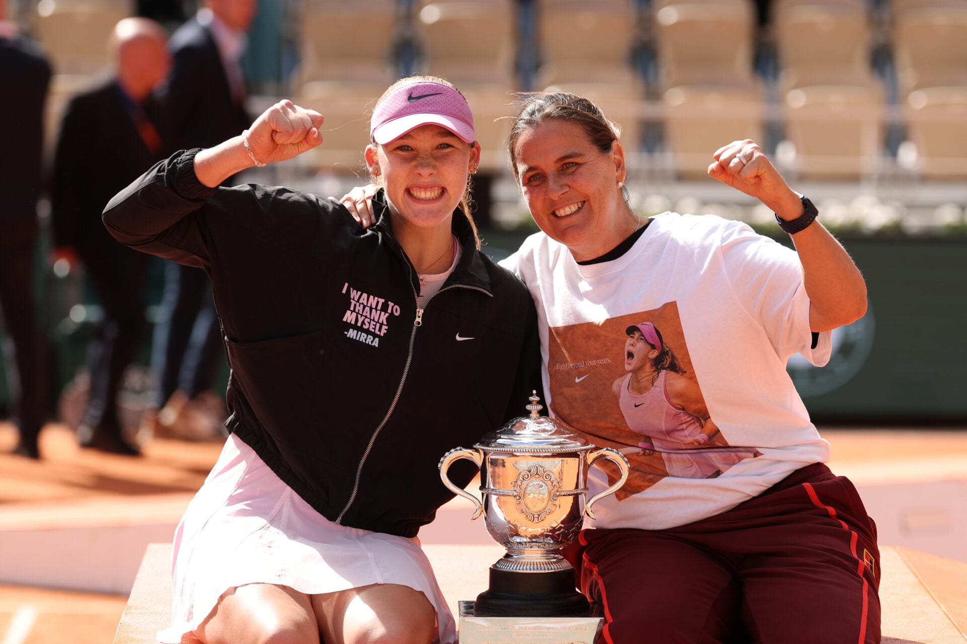 Conchita Martinez delivers her immediate reaction as Mirra Andreeva wins Roland Garros