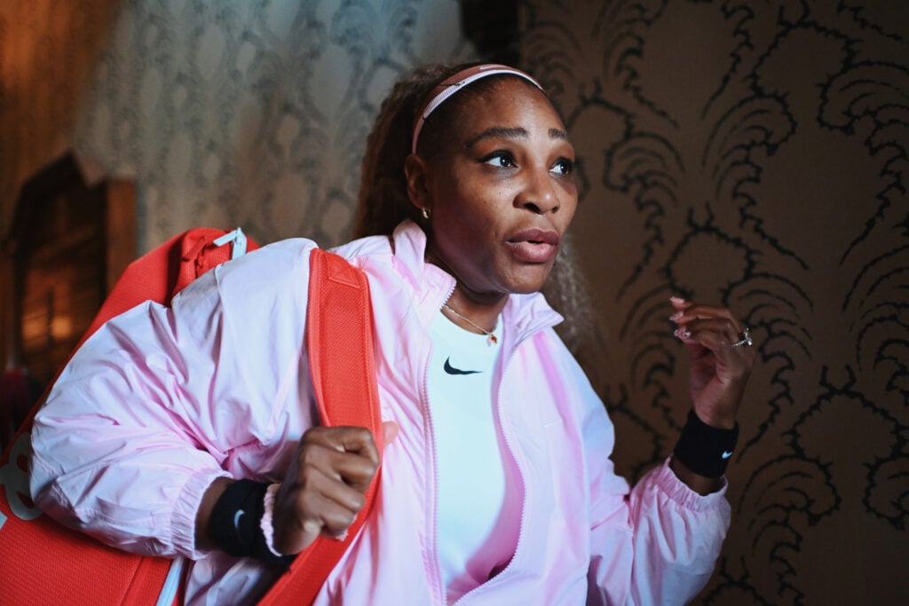 Serena Williams pictured at the 2026 Queen's Club Championships.