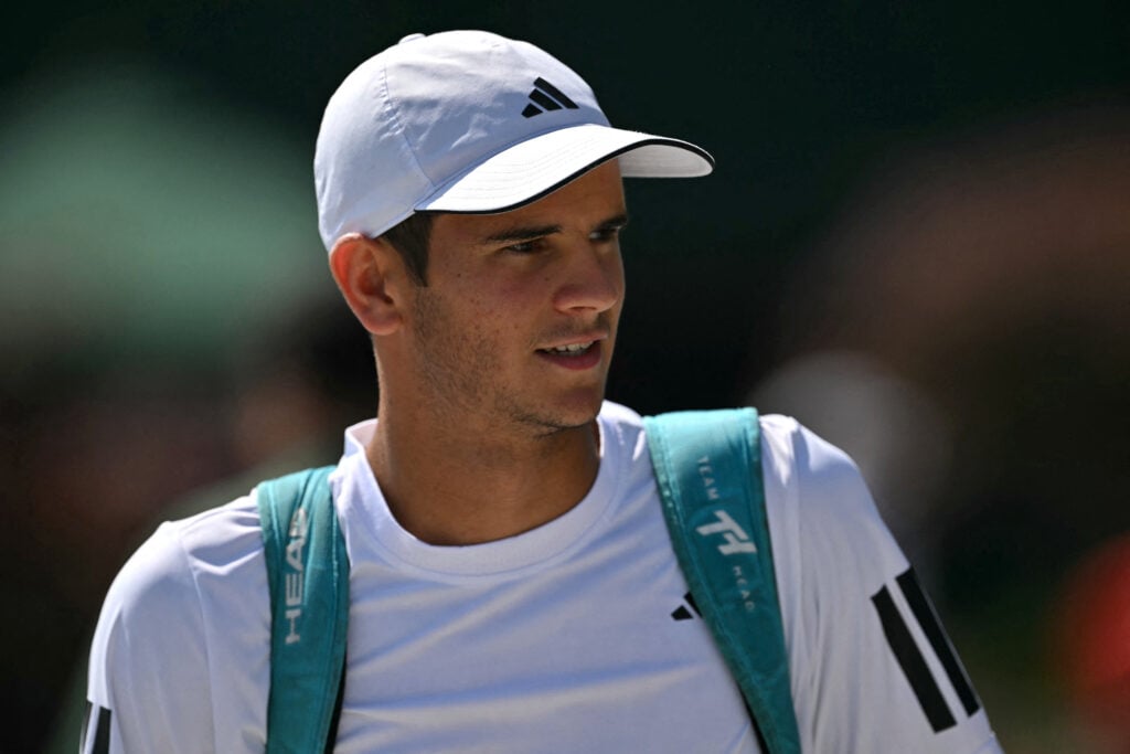 Rafael Jodar pictured at Wimbledon in 2026.