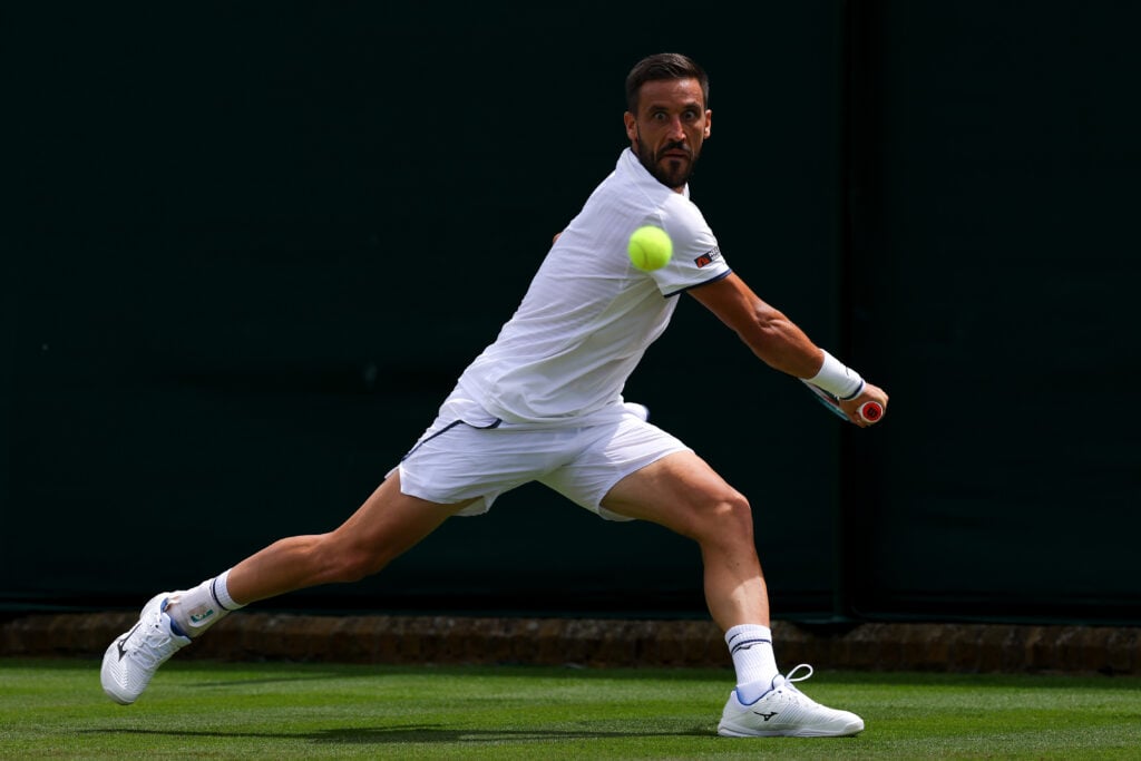 Damir Dzumhur makes a return at Wimbledon in 2026.
