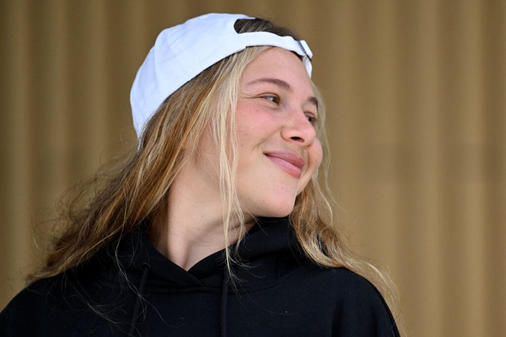 Amanda Anisimova pictured at Wimbledon in 2026.