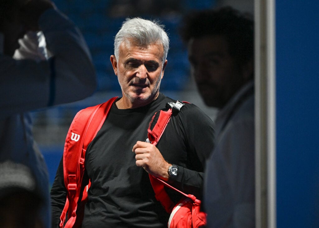 Apostolos Tsitsipas pictured at the 2026 Qatar Open.