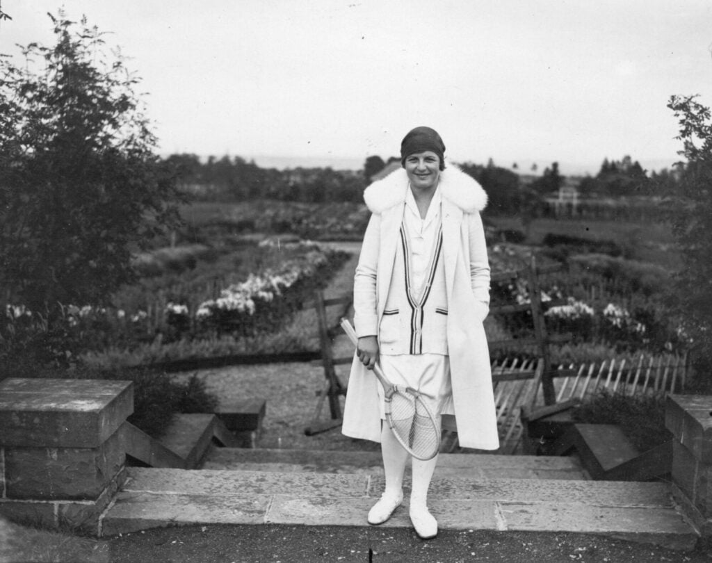 British tennis player Betty Nuthall (1911 - 1963).
